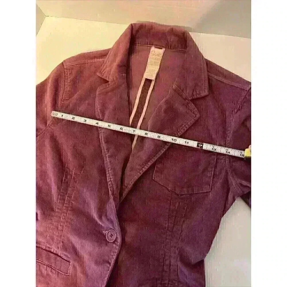 Vintage STAR Blue Jeans Pure Indigo Corduroy Pink Jacket Womens Med Retro - Picture 12 of 13